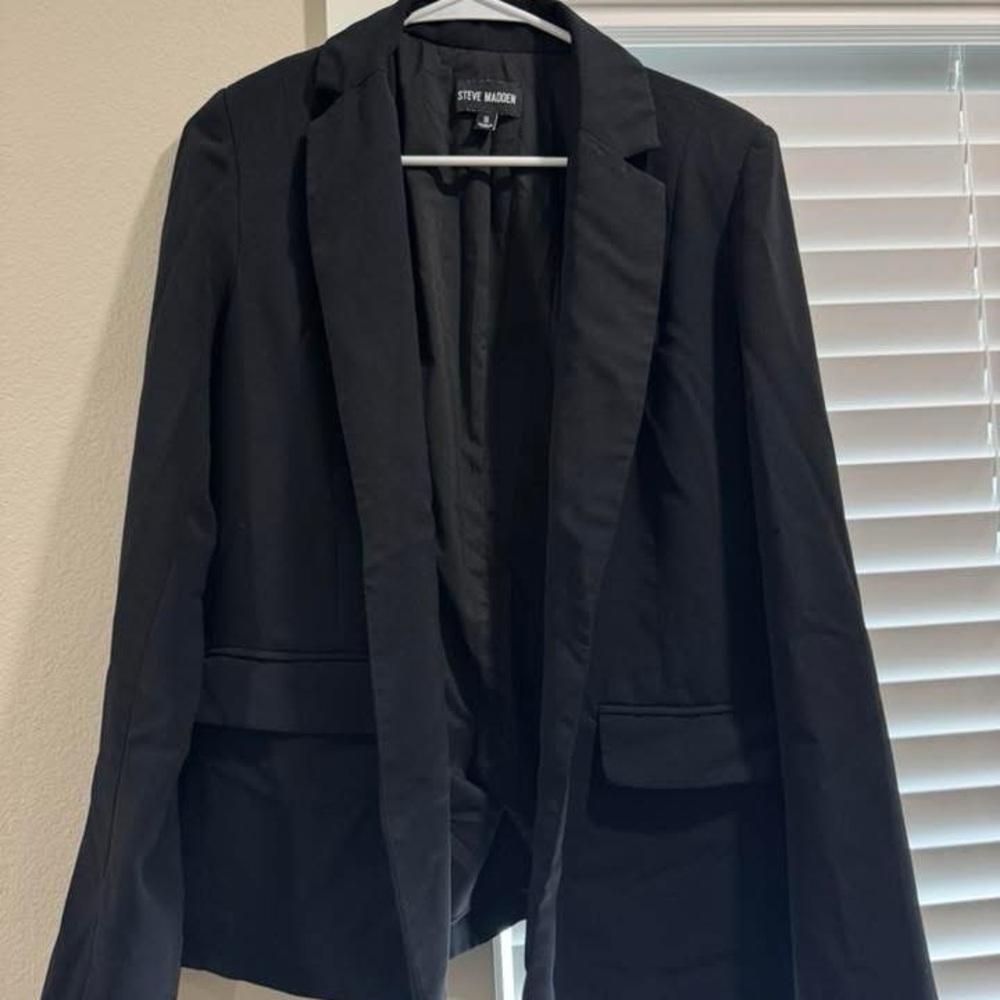Steve Madden Classic Black Jacket